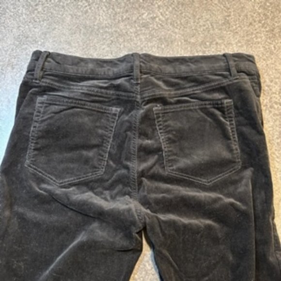 LOFT Modern Skinny Black Corduroy Pants Size 30/10 - Picture 4 of 5